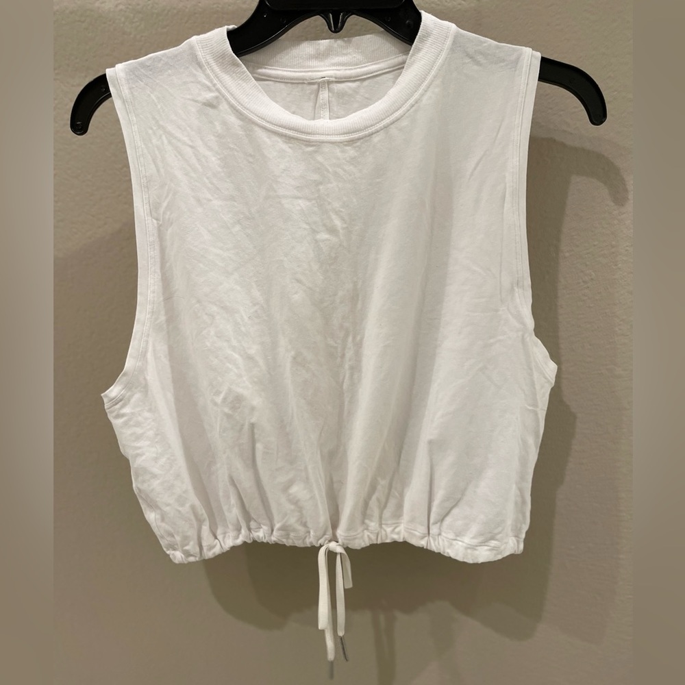 Lululemon Cropped Front Tie Workout Tank